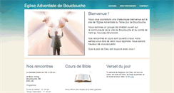 Desktop Screenshot of eglise-adventiste-bouctouche.org