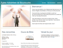 Tablet Screenshot of eglise-adventiste-bouctouche.org